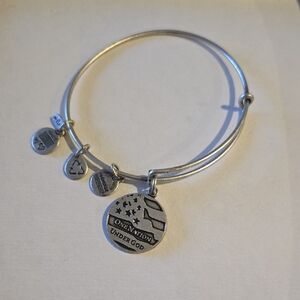 Alex and Ani Silver Charm Bracelet